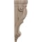 Ekena Millwork 7"W x 8 1/2"D x 26"H Medium Jumbo Traditional Wood Corbel, Walnut CORW07X09X26TRWA - alternate 2